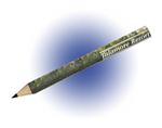 SA8061100 Round Golf Pencil No Eraser with Full Color Digital Wrap imprint